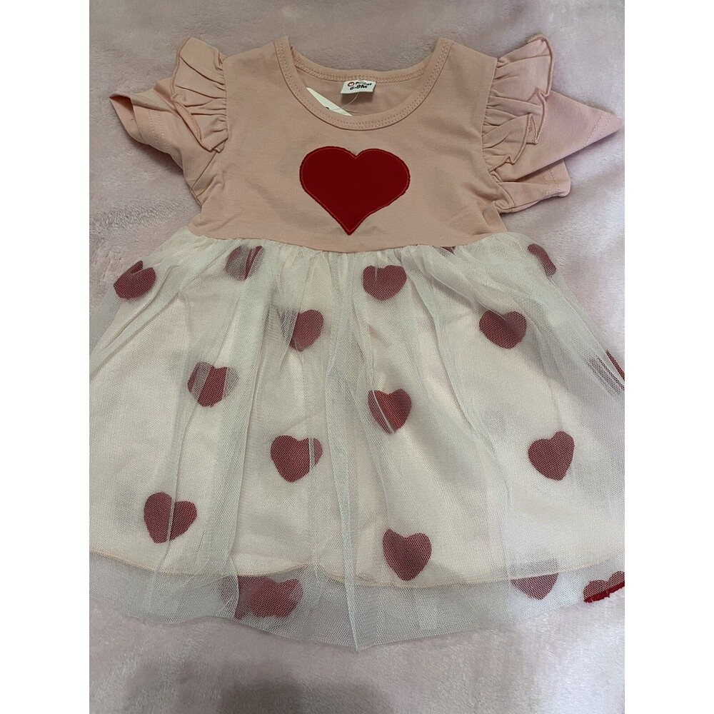 (P1) Brand New PatPat Baby 6-9m  Heart Dress